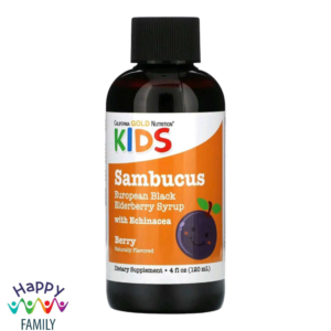 Kids black elderberry & echinacea syrup for immune support 120 ml