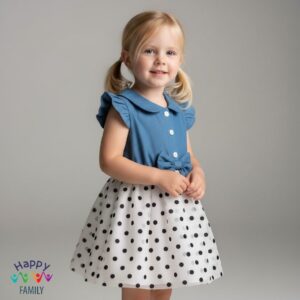 Toddler & Kids Dotted dress