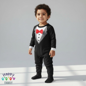 Baby boy formal romper