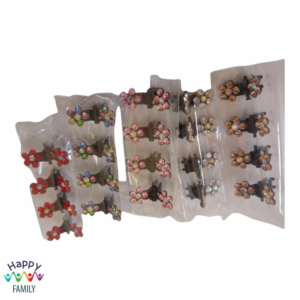 Mini flower clips - set of 20