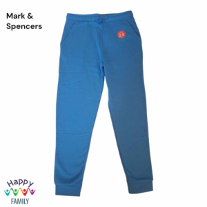 Blue jogging pants