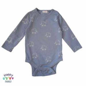 C&A blue elephant onesie 6 months
