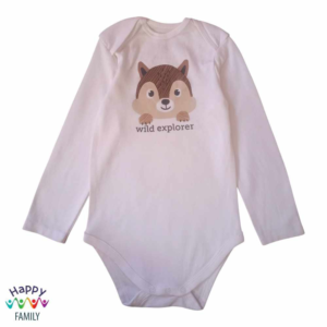 C&A white squirrel onesie 3 years
