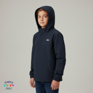 Foldable rain jacket