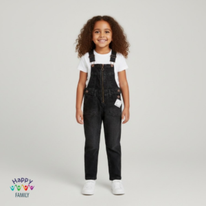 Denim Kiabi black overalls
