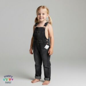 Denim Kiabi black overalls