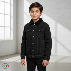 Boys winter jeans jacket