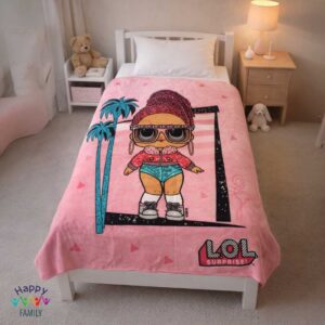 LOL surprise fleece blanket
